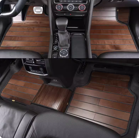专用于路虎揽胜行政版 运动版 发现5 神行 星脉 极光汽车实木脚垫