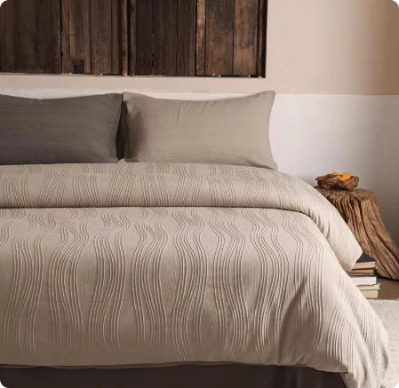 高端床上四件套全棉100纯棉床单被套罩简约轻奢高级感复古风